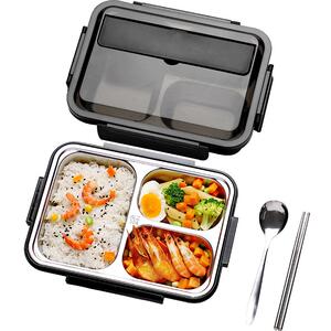 小学生饭盒便当男食堂大容量专用儿童上班族餐盒保温304不锈钢打