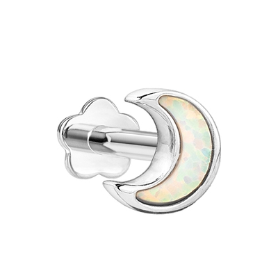 抗过敏养耳洞螺丝拧不用摘耳钉