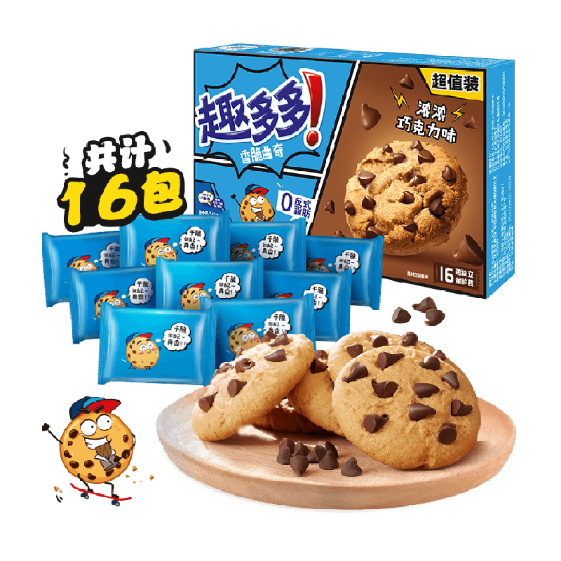 趣多多香脆巧克力味散装饼干