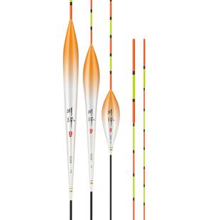 川泽鱼漂轻口高灵敏野钓浮漂正品鲫鱼漂醒目加粗浅水纳米浮漂套装