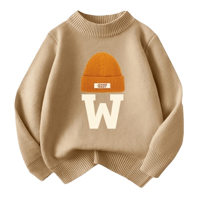 真维斯男童毛衣2024新款高领