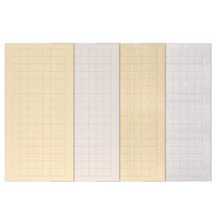 四尺六尺沁园春雪专用格子宣纸书法专用纸方格宣纸半生半熟114格带格子中楷楷书书法作品纸国展书法创作用纸