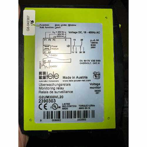 非标价穆格TELE继电器G2PU400VSYDR议价