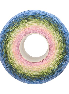 一斤一桶春夏季8股蛋糕天丝棉手工diy编织钩针披肩线织毛衣外套线