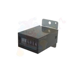 娃娃机码表 6位卡式机械计数器 固定式投币器 螺丝安装款 带端子