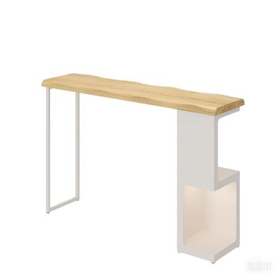 新款奶油风吧台桌餐桌一体