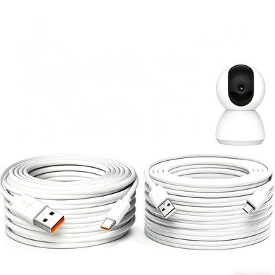 超长监控安卓数据线360摄像头usb延长线行车记录仪电源线手机充电线快充micro加长2米3米5米12米接口