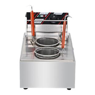 魅厨台式煮面炉商用麻辣烫锅电热汤粉炉多功能双头节能定时煮粉机