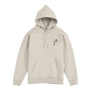 拿酒来 宽松加绒卫衣帽衫 艺术家宽云书法水墨猫旁白原创休闲上衣