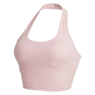 ASBait美背瑜伽背心女外穿带胸垫挂脖运动内衣普拉提健身文胸新款