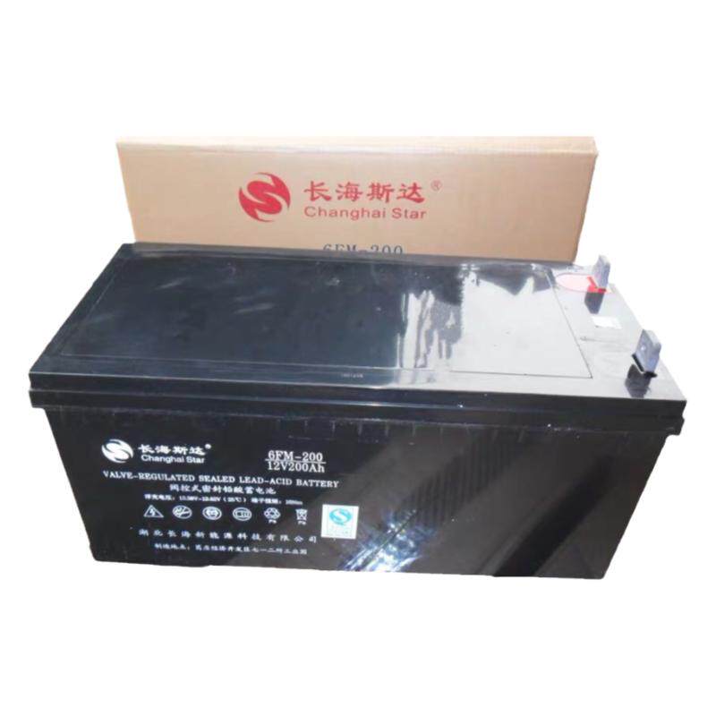 原装长海斯达蓄电池6FM-200 12V200AH 6FM-100 6FM-150 6FM-120