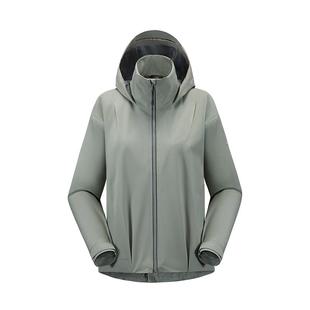 VAUDE巍德户外运动茧型软壳冲锋衣防水加绒骑行运动轻量外套女