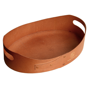 click木质提手托盘摆件桌面收纳夏克木盒玄关杂物收纳 香薰陈列盘