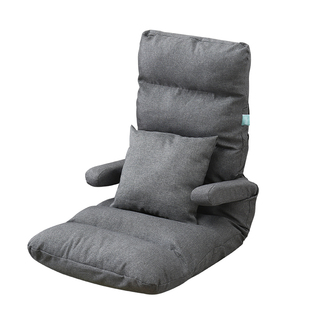 懒人沙发 榻榻米 折叠椅床上靠背飘窗护腰椅扶手款sofa喂奶椅子哺