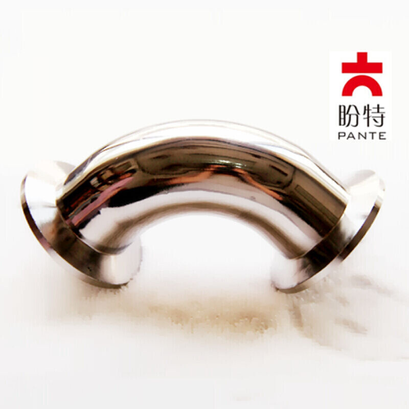 定做316L不锈钢90度快装卫生级卡箍卡盘弯管焊接水管接头新款316L