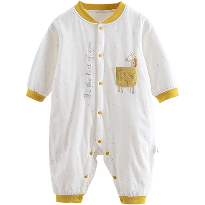 婴儿连体衣薄棉家居服