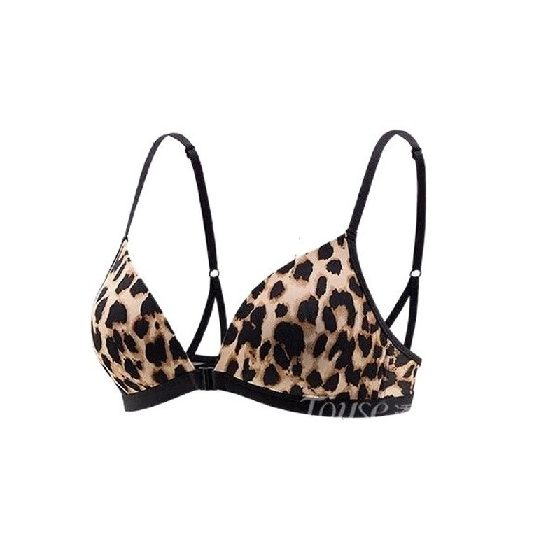 前扣薄款无钢圈收副乳聚拢文胸