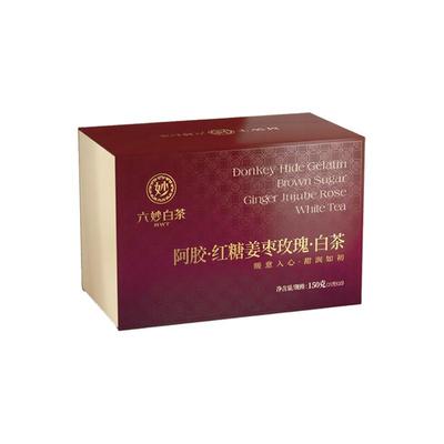 六妙红枣桂圆枸杞茶姜丝玫瑰花茶白牡丹福鼎白茶女士阿胶八宝茶