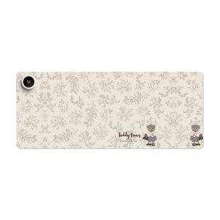 SUYA苏雅文艺加热鼠标垫超大发热垫女生高颜值办公室桌面加热桌垫左侧开关冬天学生电脑键盘写字垫3C认证电热