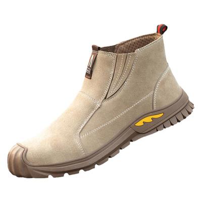 步霸防砸防刺穿钢包头钢板劳保鞋