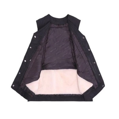 秋冬季羊毛马甲男背心保暖加厚棉