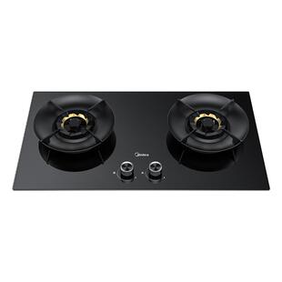 美的官方厨房猛火燃气天然气双灶台嵌入式煤气炉Q529烟灶智能联动