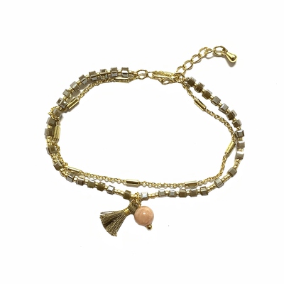 甜美VIKIKO女生天然石水晶手链