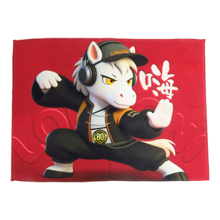 龙古尼正品台球擦杆布球杆清洁保养毛巾桌球杆擦杆巾马年新款图案