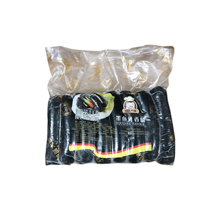 知味大师墨鱼汁香肠1kg冷冻半成品墨汁肉肠墨斗鱼肠烤肠餐厅商用