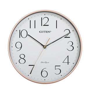 金钟宝静音挂钟客厅现代简约家用时钟北欧钟表创意餐厅卧室石英钟