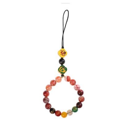 灵机麦玲玲2026马年玄妙六合十二生肖手机链五路财神防丢挂绳件饰