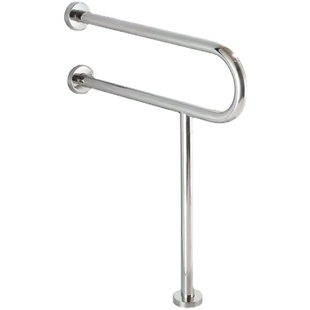 304不锈钢马桶U型扶手卫生间坐便器无障碍栏杆老年人厕所扶手蹲便