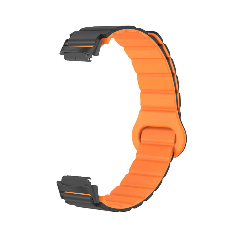 适用fitbit inspire硅胶inspire2磁吸表带inspire3防水运动HR双色