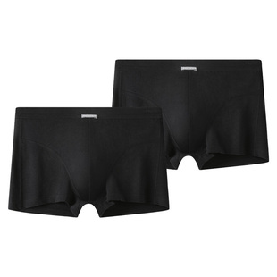 2条装SCHIESSER舒雅男士50S舒美棉质透气大码中腰平角内裤20032T