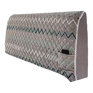 布艺全包弹力床头套罩弧形皮床靠背罩防尘保护套欧式公主风床头罩