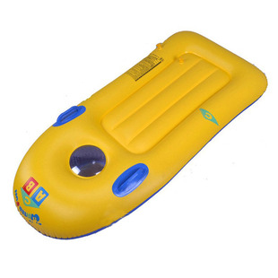 体智能加厚儿童水上充气冲浪板学游泳踢水浮板飞艇泡沫之夏玩具