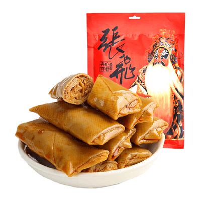 张飞豆干夹心豆卷四川特产零食