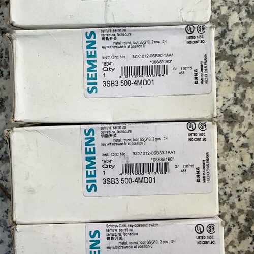 议价全新原装西门子钥匙开关3SB3500-4MD01 数量1只，