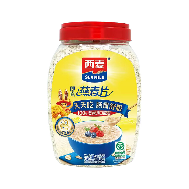 西麦1000g免煮原味营养麦片