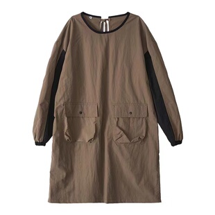 长袖罩衣厨房家用围裙理发宠物咖啡烧烤饭店餐饮防泼水工作服定制