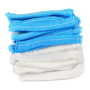 一次性帽子头套无纺布厨师帽医生防尘卫生食品帽餐饮网帽厨房用帽