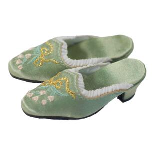 FT新新 BJD鞋bjd家具三/四分回声镇SD10/GR MDDMSD熊妹刺绣高跟鞋