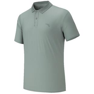 安踏型动POLO丨冰丝翻领短袖男装2026夏季新款透气运动服t恤上衣