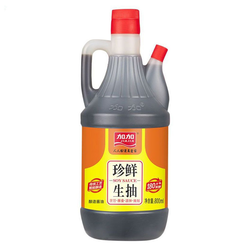 加加珍鲜生抽800ml炒菜酿造酱油