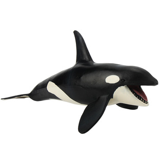 海洋动物玩具套装海底世界仿真模型鲨鱼海狮海象海豹海豚鲸鱼企鹅