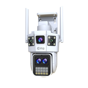 乔安无线摄像头360度无死角摄影手机远程室外夜视高清家用4G监控