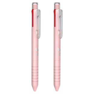 白雪三色笔按动多色合一中性笔高颜值彩色中小学生做笔记专用标记笔多功能模块笔红笔蓝笔错题订正记号笔C12