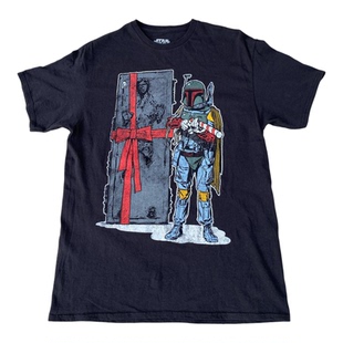 Han Solo星球大战复古幽默周边vintage古着小众设计感潮牌短袖T恤