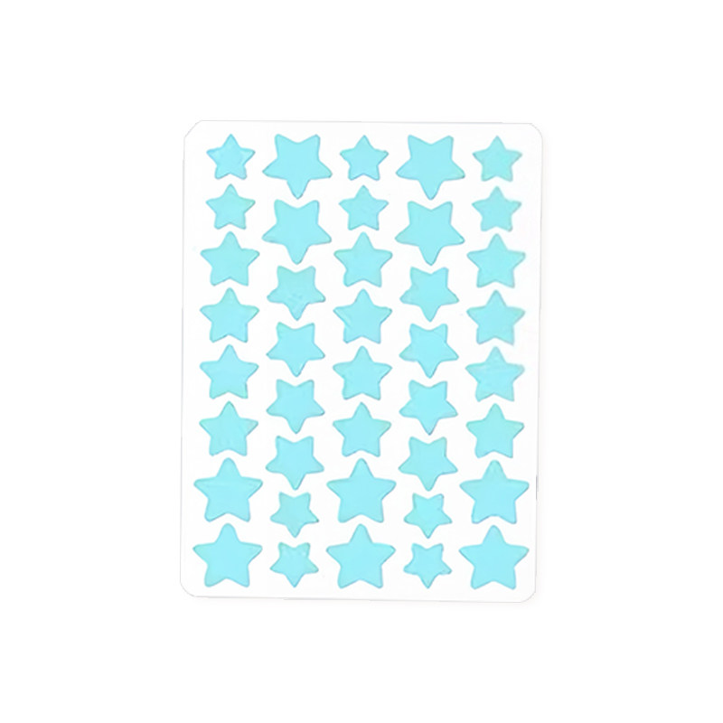 星星痘痘贴型遮盖痘印隐形可上妆防汗水可爱物理吸脓水胶体痘印贴