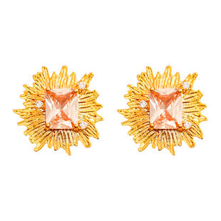 A2025新款金阳光向日葵花耳环耳饰高级感轻奢独特绝美爆款女人味